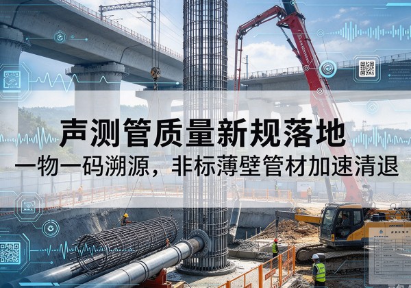 磐安声测管质量新规落地，一物一码溯源，非标薄壁管材加速清退